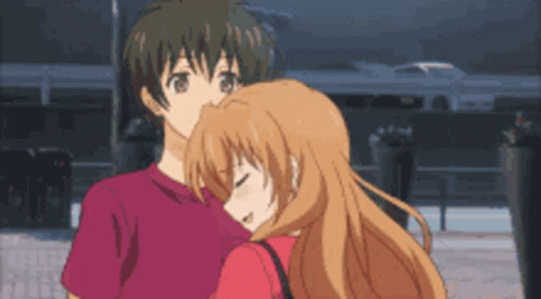 Cuddle Anime Cuddle Anime Hug Discover Share Gifs