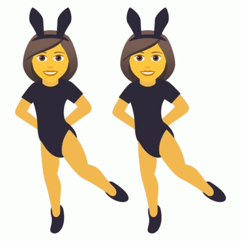 Women With Bunny Ears People Sticker Women With Bunny Ears People