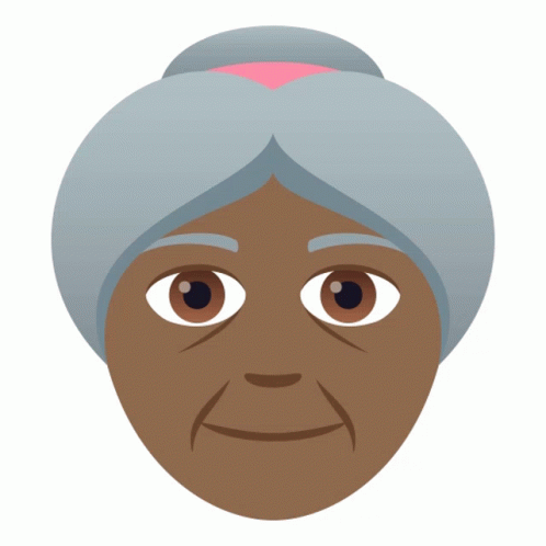 Old Woman Joypixels Sticker Old Woman Joypixels Elderly Woman