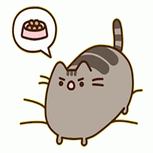 Pusheen Hungry Sticker Pusheen Hungry Where Are You Tumuklas At