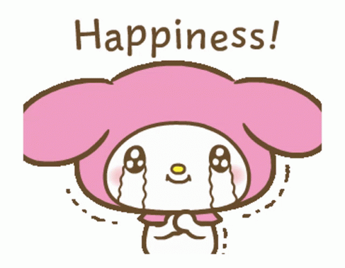 Kuromi Happy Sticker Kuromi Happy Cute Discover And Share Gifs Sexiz Pix