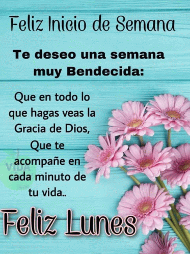 Feliz Lunes Bendiciones