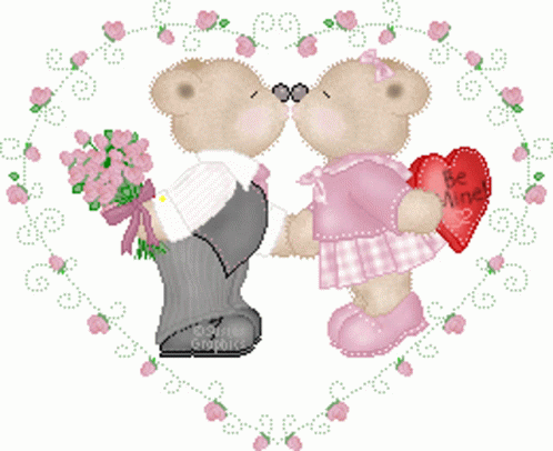 Teddy Bears Kissing Cute Teddy Bears Kissing Sticker Teddy Bears