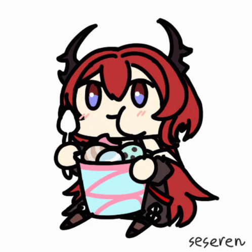 Arknights Surtr Arknights Surtr Ice Cream Discover Share GIFs