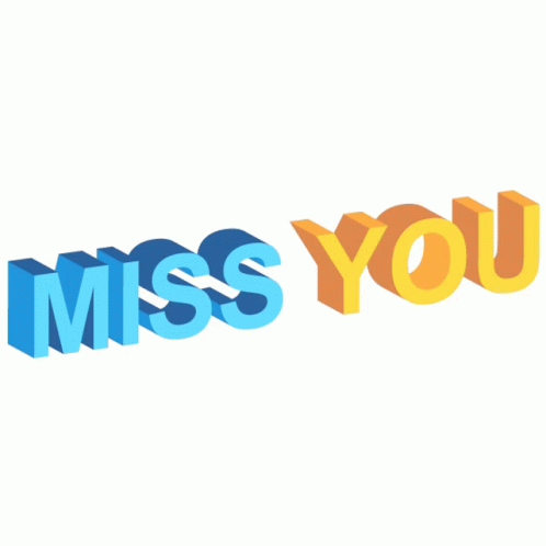 Miss You Animated Text Sticker Miss You Animated Text Cute Discover