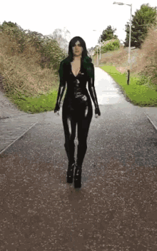 Catsuit Latex Catsuit Latex Sexy Discover Share Gifs