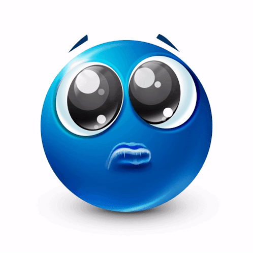 Blue Emoji Sticker Blue Emoji Discover Share GIFs