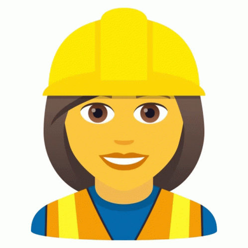 Woman Construction Worker People Sticker Woman Construction Worker