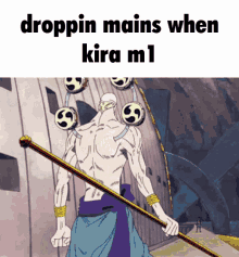 Droppin Mains When Kira M1 Enel GIF