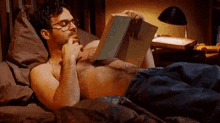 Reading Books GIF - Reading Books Bed GIFs