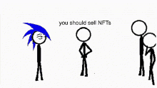 a cartoon of a stick figure shooting another stick figure with a gun
