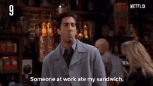 Ate My Sandwich At Work Police Say GIF - Ate My Sandwich At Work Police Say Matthew Perry GIFs