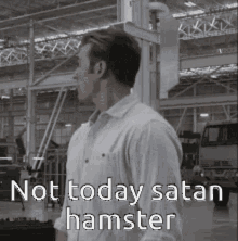 Not Today Satan Hamster GIF - Not Today Satan Hamster Captain America GIFs