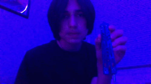 Goofy Emo GIF - Goofy Emo Butterfly Knife - Discover & Share GIFs