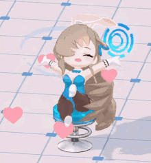 Blue Archive Bunny Girl GIF