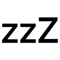 a black and white image of the letter zzz