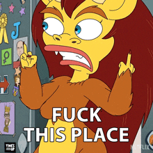 Fuck This Place Connie The Hormone Monstress GIF - Fuck This Place Connie The Hormone Monstress Big Mouth GIFs