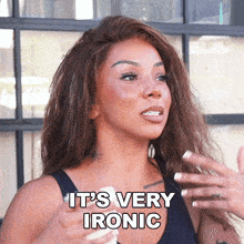 It'S Very Ironic Brittany Renner GIF - It'S Very Ironic Brittany Renner Basketball Wives GIFs