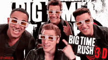 Big Time Rush 3d Glasses GIF