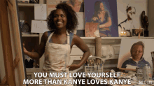 You Must Love Yourself More Than Kanya Loves Kanye GIF - You Must Love Yourself More Than Kanya Loves Kanye Confident GIFs