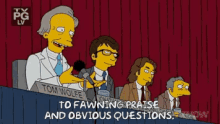 Tom Wolfe Simpsons GIF - Tom Wolfe Simpsons Raise Hands GIFs