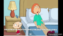 Pikakat Family Guy GIF - Pikakat Family Guy Pika Pika GIFs