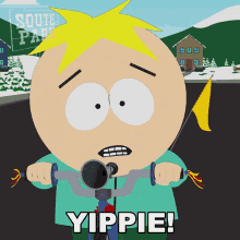 Yippie Butters Stotch GIF - Yippie Butters Stotch South Park GIFs