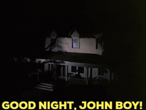 The Waltons Good Night GIF - The Waltons Good Night Good Night John Boy -  Discover & Share GIFs