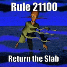 rule rules return the slab courage the cowardly dog