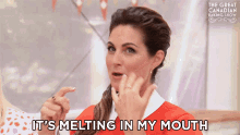 Its Melting In My Mouth The Great Canadian Baking Show GIF - Its Melting In My Mouth The Great Canadian Baking Show Gcbs GIFs