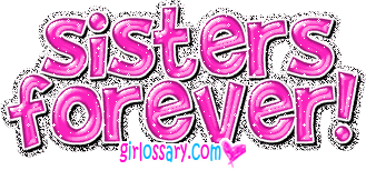 Sisters Forever Sparkling Sticker - Sisters Forever Sparkling Sister Love Stickers