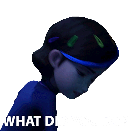 What Did You Do Claire Nunez Sticker - What Did You Do Claire Nunez Trollhunters Tales Of Arcadia Stickers