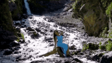 Waterfalls Streaming GIF - Waterfalls Streaming Strike A Pose GIFs
