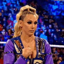 Charlotte Flair Pointing To Me GIF - Charlotte Flair Pointing To Me Pointing Finger GIFs