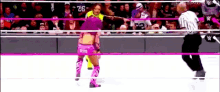 Sasha Banks Punches GIF - Sasha Banks Punches Alicia Fox GIFs