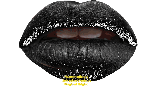 Hexenküsse Gothic Kuss Sticker - Hexenküsse Gothic Kuss Black Kiss Stickers