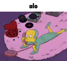 Alo Phone GIF - Alo Phone Simpsons GIFs