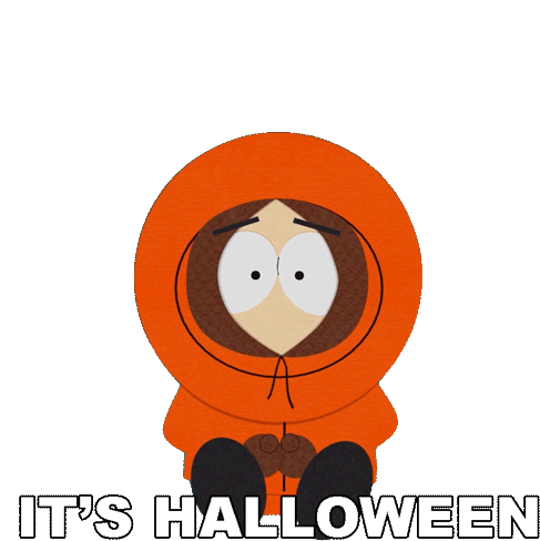 Its Halloween Kenny Mccormick Sticker - Its Halloween Kenny Mccormick South Park Stickers