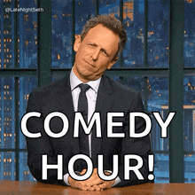 Late Night Seth Seth Meyers GIF - Late Night Seth Seth Meyers Shaking Head GIFs