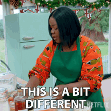 This Is A Bit Different Hermine GIF - This Is A Bit Different Hermine The Great British Baking Show Holidays GIFs