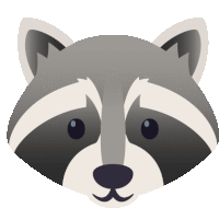 Raccoon Nature Sticker - Raccoon Nature Joypixels Stickers