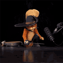 Startled Puss In Boots GIF - Startled Puss In Boots Puss In Boots The Last Wish GIFs