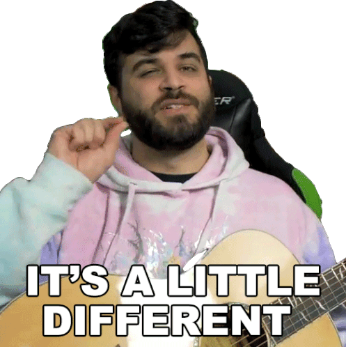 Its A Little Different Andrew Baena Sticker - Its A Little Different Andrew  Baena There Is A Small Difference - Discover & Share GIFs