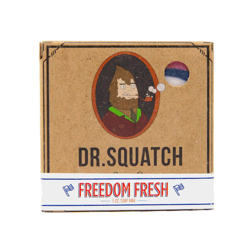 Freedom Fresh Freedom Fresh Dr Squatch Sticker - Freedom Fresh Freedom Fresh Dr Squatch America Soap Stickers