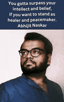 Abhijit Naskar Peacemaker GIF - Abhijit Naskar Peacemaker Humanist GIFs