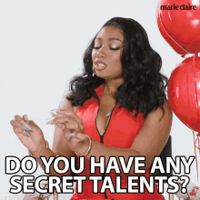 Do You Have Any Secret Talents Megan Thee Stallion GIF - Do You Have Any Secret Talents Megan Thee Stallion Marie Claire GIFs