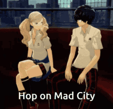 Hop On Mad City Persona5 GIF - Hop On Mad City Persona5 Mad City GIFs