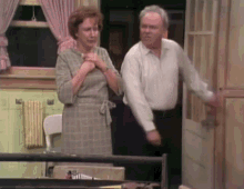 Archie Bunker Breaks Window GIF - Archie Bunker Breaks Window GIFs