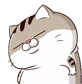 Ami Fat Cat Scratch Sticker - Ami Fat Cat Scratch Hi Stickers
