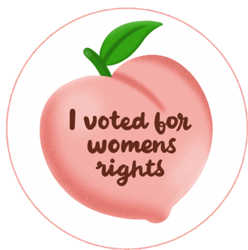I Voted For Womens Rights Women Sticker - I Voted For Womens Rights Womens Rights Women Stickers